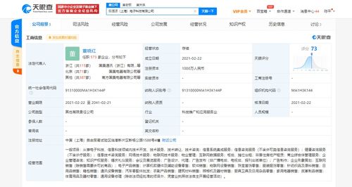 国美关联公司在上海成立电子科技公司 经营范围含物联网技术服务